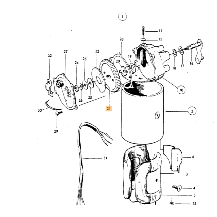 Volvo Spring Revet Volvo varenr. 955917