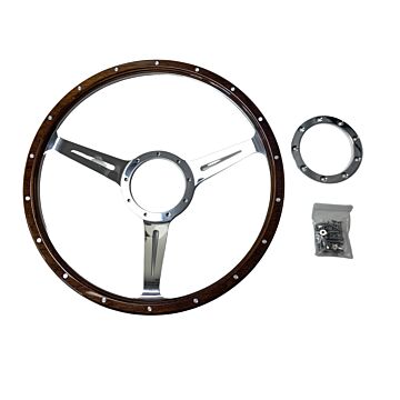 Stuurwiel hout type Moto Lita 15inch38 cm  PV544+Duett+Amazon+140+164+1800 