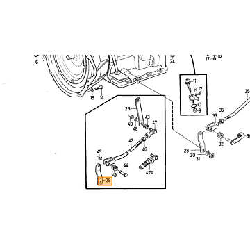 Pakking schakelaar BW35 1220509-1234312-1234310 (NIET MEER LEVERBAAR)