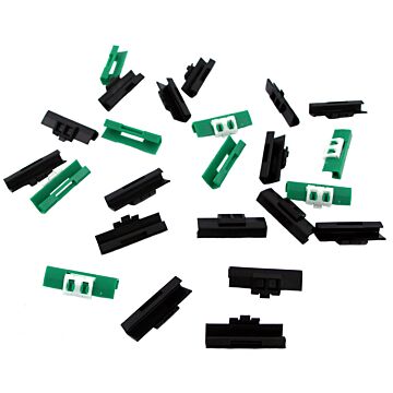 Klem sierlijst voorruit 240+260 voor plakruit 1985+ set 23 st(sierlijst met rubber rand)