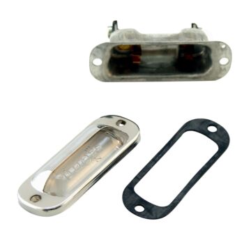 Kentekenverlichting PV544 compleet met rubber
