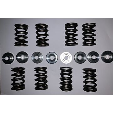 Klep veer B18+B20+B30  dubbele veer performance set 8 stuks 6000 tpm incl HD klepzetels
