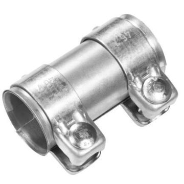 Uitlaat reparatie mof schuifstuk voor pijp 43 mm 90mm lang