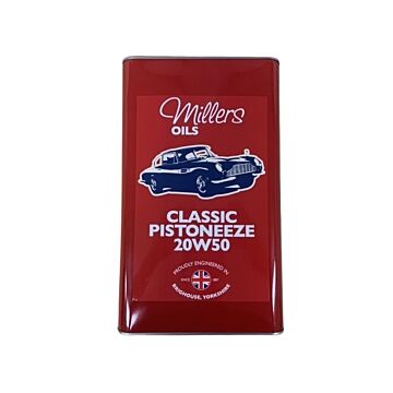 Millers olie 20W50 classic mineral 5 Liter